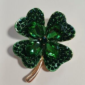 🍀Saint Patricks Day Shamrock Brooch🍀